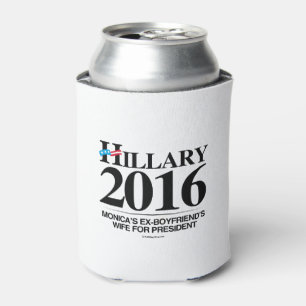 Enfriador De Latas Hillary 2016 - La esposa de los ex-novios de