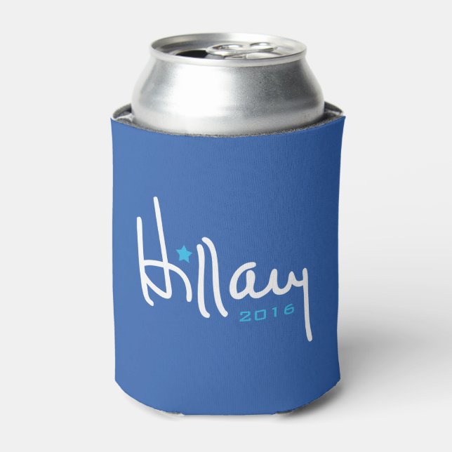 Enfriador De Latas Hillary Clinton Signature (Lata Anverso)