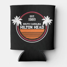 Enfriador De Latas Hilton Head South Carolina - Retro Vintage 60s