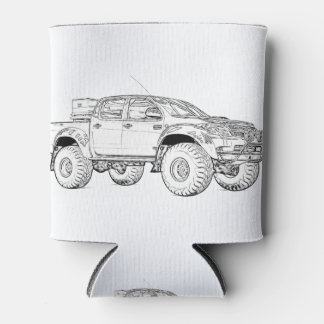 Enfriador De Latas Hilux Explorer Truck Wireframe