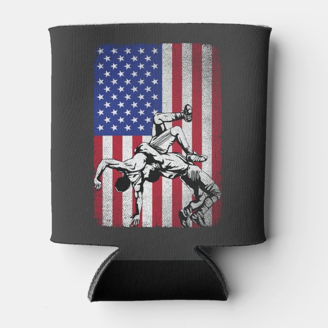 Enfriador De Latas Hinchas de lucha antiveneciana luchan contra la ba (Anverso)