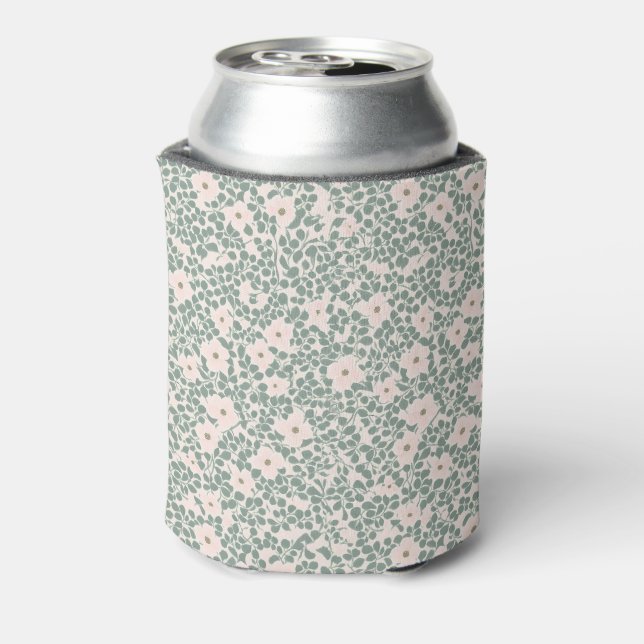 Enfriador De Latas Hippie Boho Floral (Reverso de la lata)