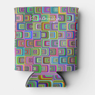 Enfriador De Latas Hippie-estilo psicodélico maravilloso Thunder_Cov