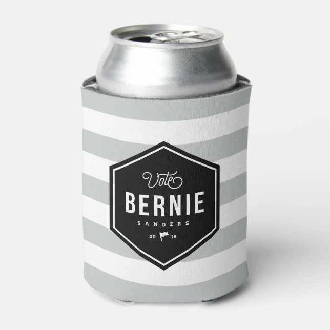 Enfriador De Latas Hipster Bernie (Lata Anverso)