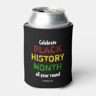 Enfriador De Latas HISTORIA NEGRA MES Celebración todo el año
