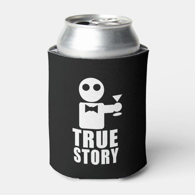 Enfriador De Latas Historia verdadera (Lata Anverso)