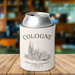 Enfriador De Latas Historic Cologne Cathedral Germany Scenery