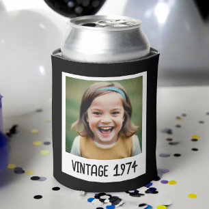 Enfriador De Latas Hito de cosecha de vintage Foto Keepsake cumpleaño