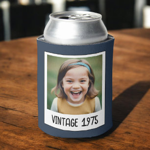 Enfriador De Latas Hito de cosecha de vintage Foto Keepsake cumpleaño