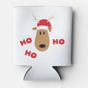 Enfriador De Latas Ho Ho Ho Ho Reindeer