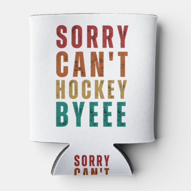 Enfriador De Latas Hockey divertido (Anverso)