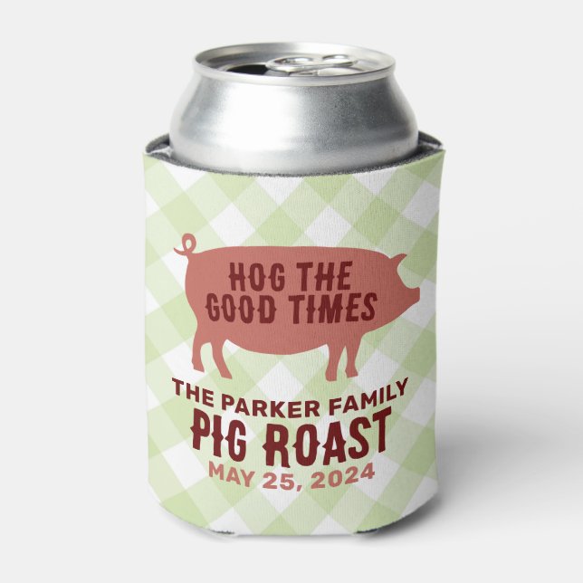 Enfriador De Latas Hog the Good Times Pig Roast (Lata Anverso)