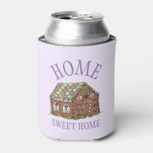 Hogar Sweet Home Gingerbread Casa Holiday Purple