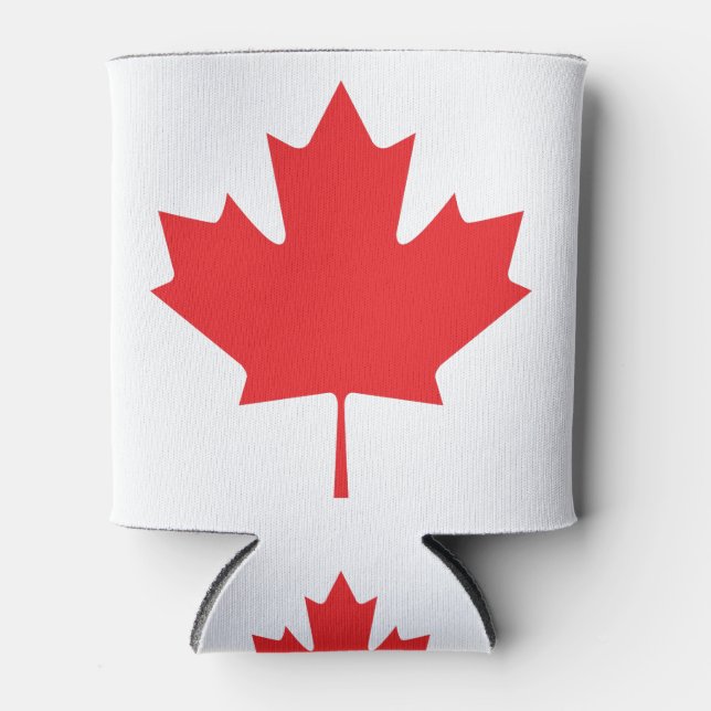 Enfriador De Latas Hoja de arce canadiense (Anverso)