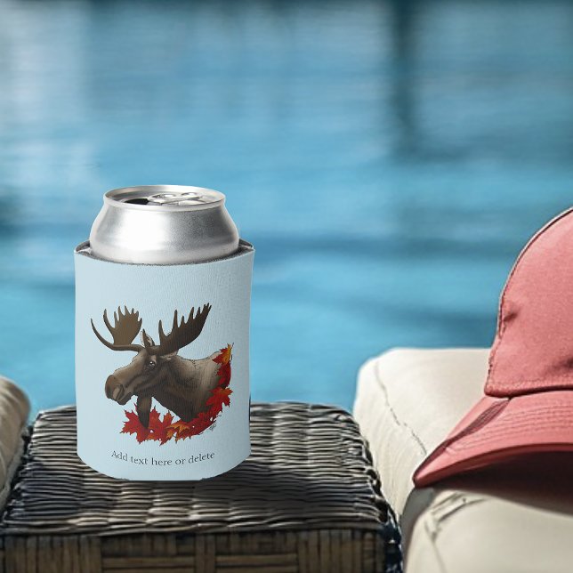 Enfriador De Latas Hojas de arce rojas de Moose (Subido por el creador)
