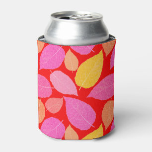 Enfriador De Latas Hojas de otoño.