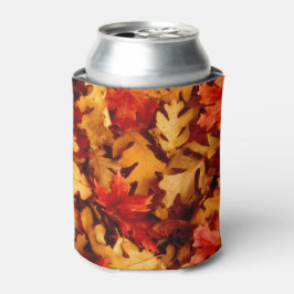 Enfriador De Latas Hojas de otoño - Color de otoño