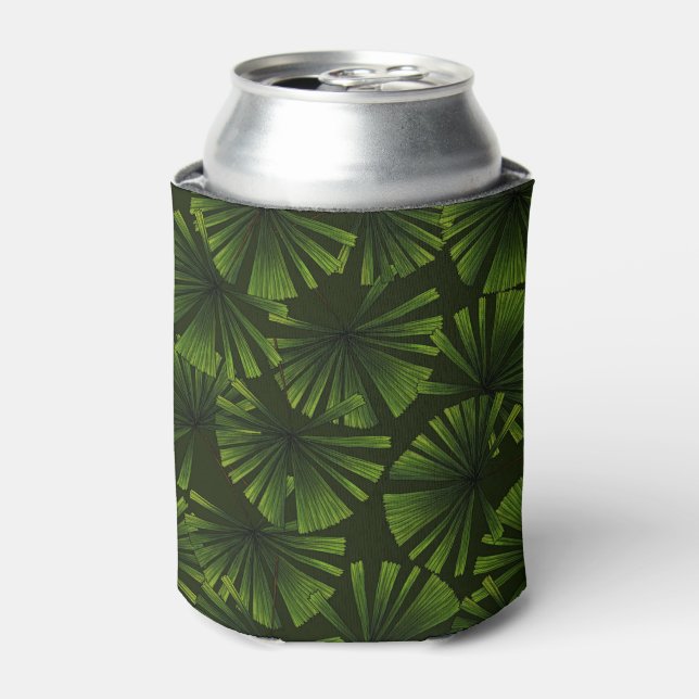 Enfriador De Latas Hojas de palma (Lata Anverso)