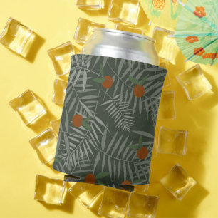 Enfriador De Latas Hojas de palma y Naranjas