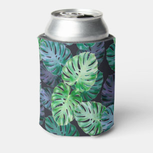 Enfriador De Latas Hojas tropicales de Monstera