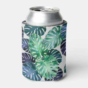 Enfriador De Latas Hojas tropicales de Monstera
