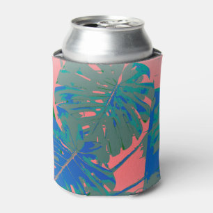 Enfriador De Latas Hojas tropicales de Monstera