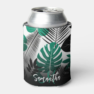 Enfriador De Latas Hojas tropicales de verano