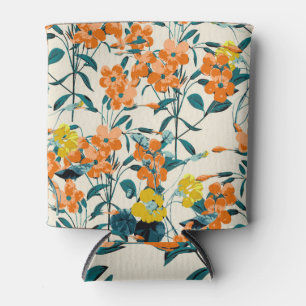 Enfriador De Latas Hojas Tropicales Exóticas: Vintage de mano