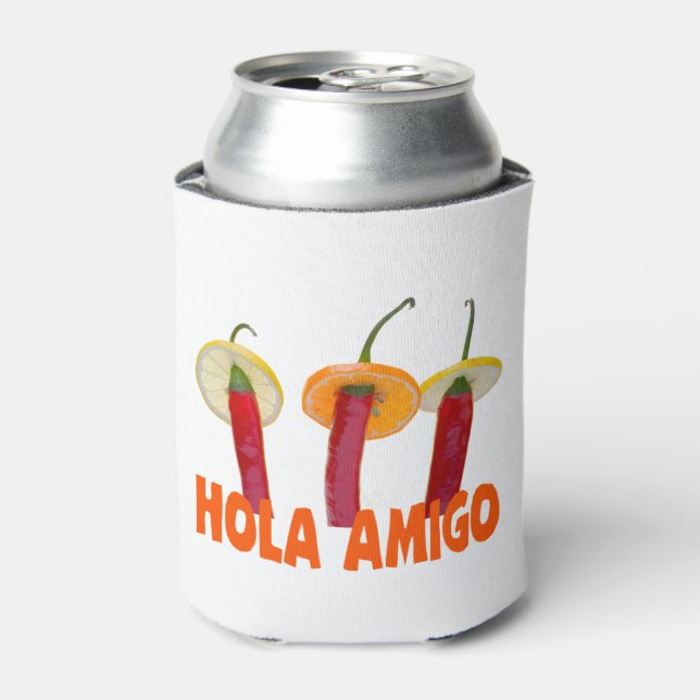 Enfriador De Latas Hola Amigo (Lata Anverso)