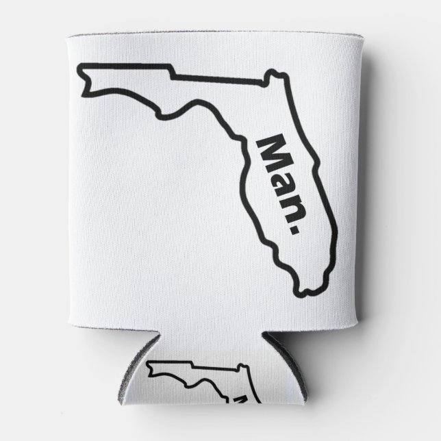 Enfriador De Latas Hombre de Florida (Anverso)