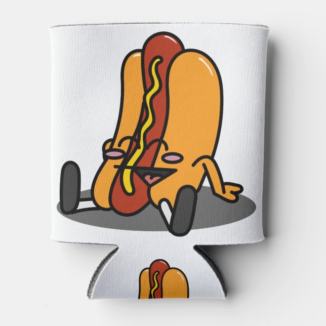 Enfriador De Latas Hot Dog Dude (Anverso)