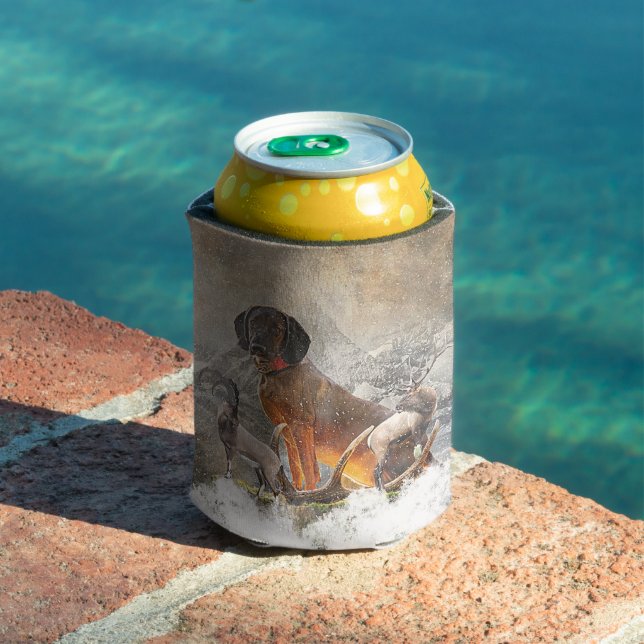 Enfriador De Latas Hound Bavarian Mountain, Arte (Piscina in situ)