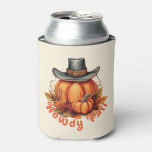 Enfriador De Latas Howdy Fall - Rústicos Vibes otoñales