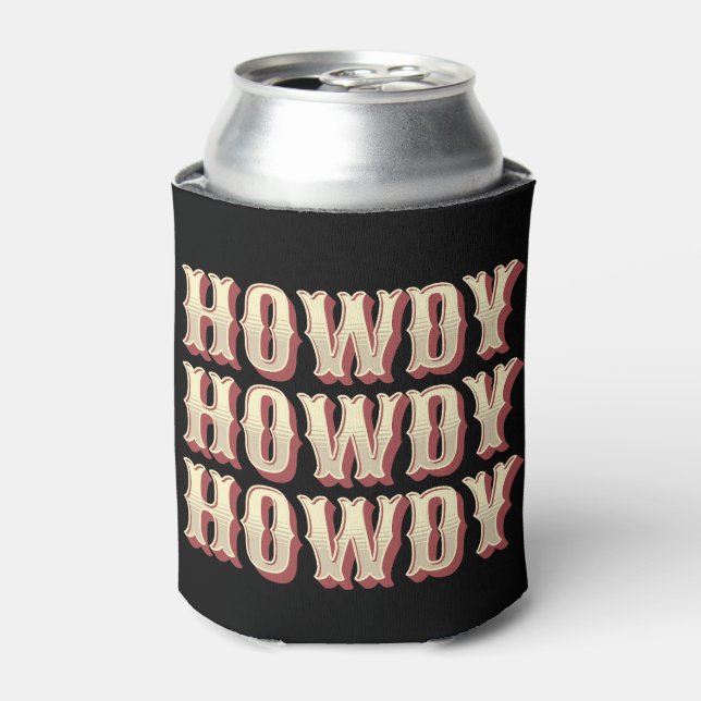 Enfriador De Latas Howdy Howdy (Lata Anverso)
