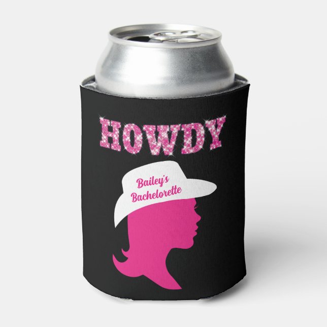 Enfriador De Latas Howdy Nashville Bachelorette (Lata Anverso)