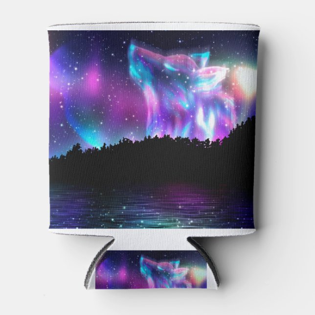 Enfriador De Latas Howling Wolf Spirit (Anverso)