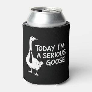 Enfriador De Latas Hoy soy un ganso serio, divertido animal de oficin