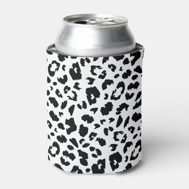 Enfriador De Latas huella de leopardo de personalizable (Lata Anverso)