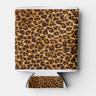 Enfriador De Latas Huella de leopardo, huella de chita, rosa, niña