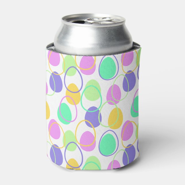 Enfriador De Latas Huevos de Pascua y lineamientos (Lata Anverso)