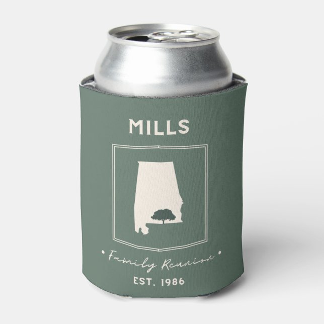 Enfriador De Latas Hugger de la Reunión Familiar Mills (Lata Anverso)