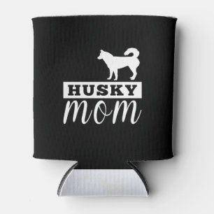Enfriador De Latas Husky Silhouette Mom