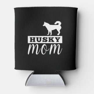 Enfriador De Latas Husky Silhouette Mom