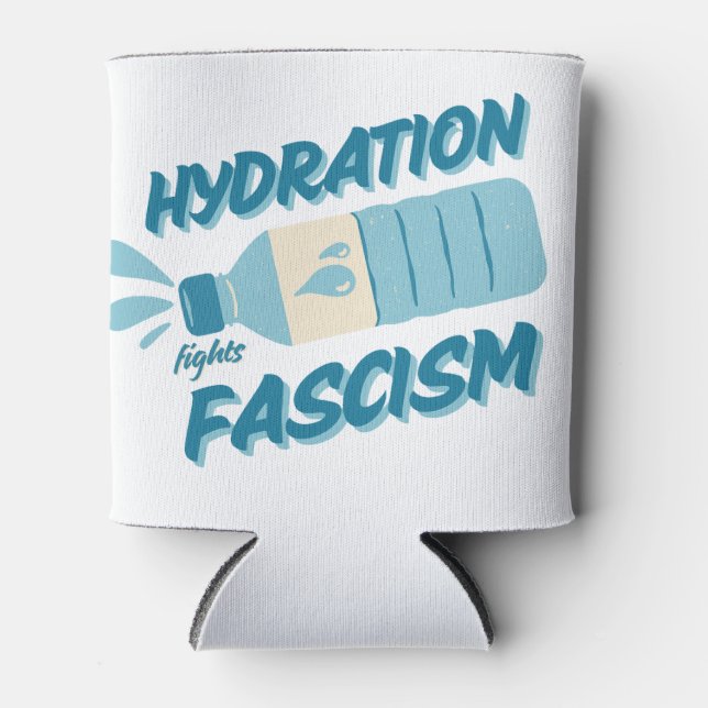 Enfriador De Latas Hydration Fights Fascism Cooler (Anverso)