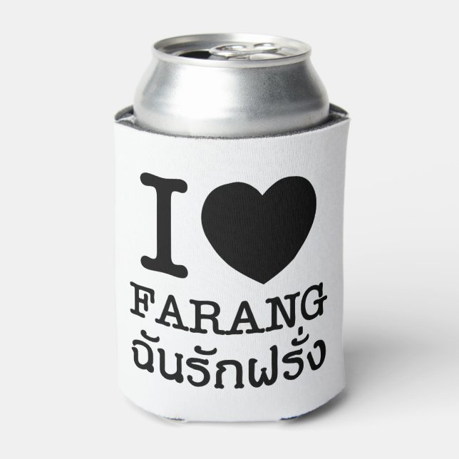 Enfriador De Latas I Black Heart (Love) Farang (Lata Anverso)