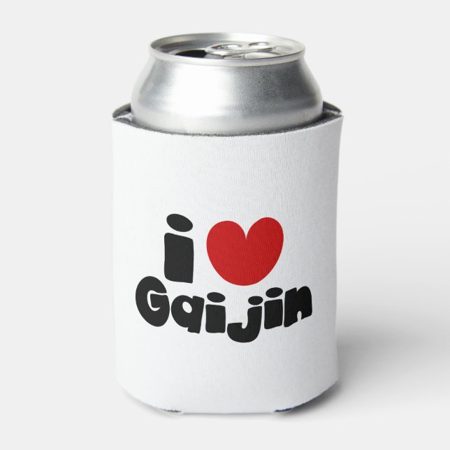 Enfriador De Latas i heart Gaijin (Lata Anverso)