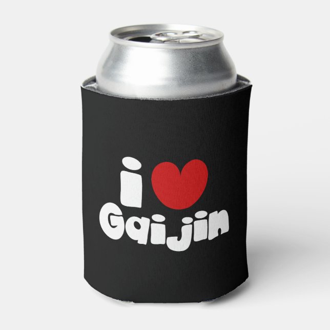 Enfriador De Latas i heart Gaijin (Lata Anverso)