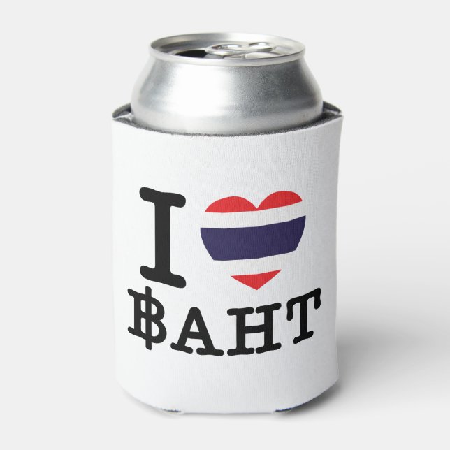 Enfriador De Latas I Heart (Love) Baht (Lata Anverso)