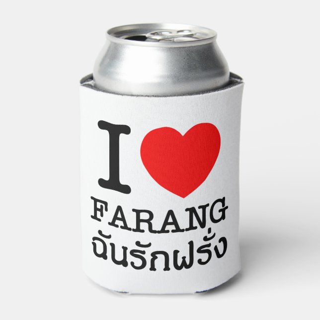 Enfriador De Latas I Heart (Love) Farang (Lata Anverso)
