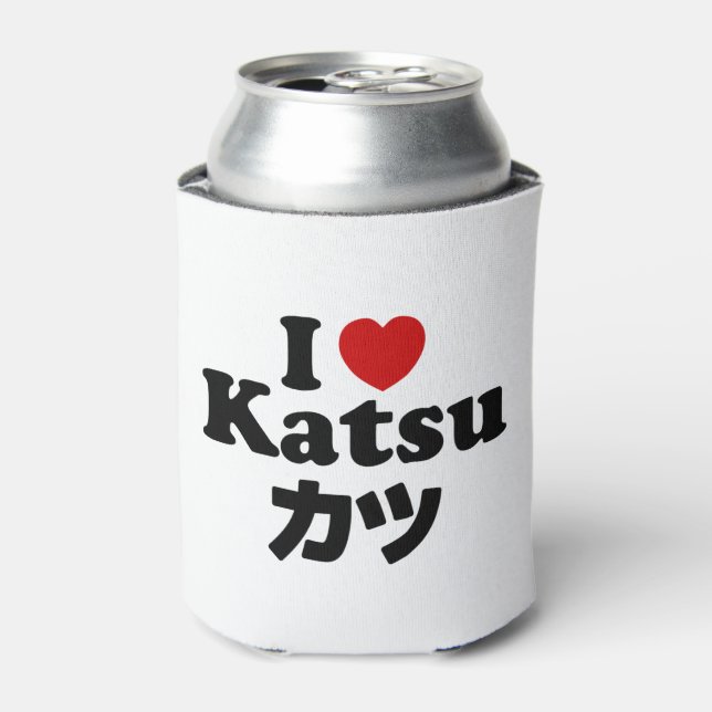 Enfriador De Latas I Heart [Love] Katsu カ ツ (Lata Anverso)